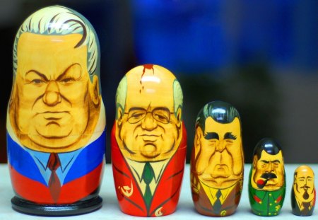 Soviet Russian Dolls - dolls, people, political, russia