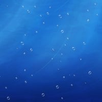 Blue background with bubbles