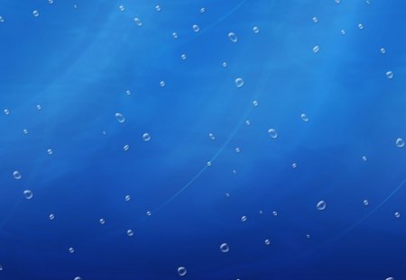 Blue background with bubbles