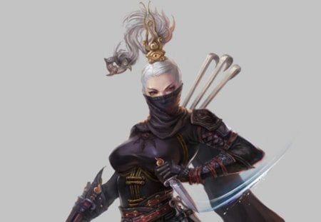 Assassin - warrior, cg, assassin, girl