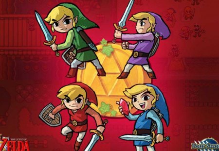 4 sword adventure - link, four, swords, zelda