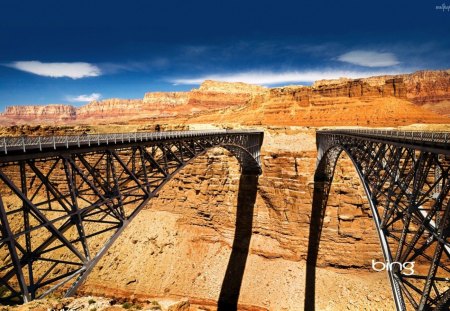 Navajo Bridge - beautiful bridge, colorado bridge, colorado, navajo bridge, stunning bridge, wonderful bridge