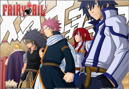 [Fairy Tail] Best Team - guild, team, tail, natsu, erza, grey, dragon, fairy, laxus