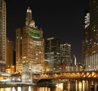 Chicago River Evening