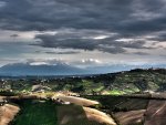 land before the mountain abruzzo italy