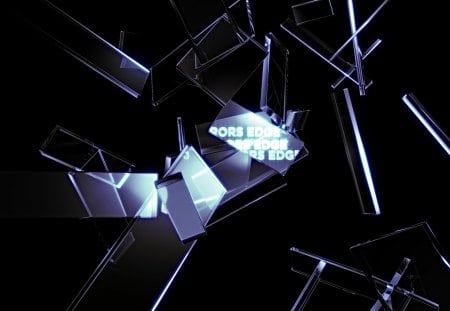 Obscured glass - hd, glass, 3d, text, cg