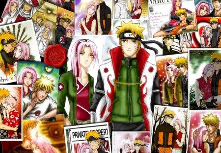 naruto and sakura - narusaku, naruto, wallapapes, sakura