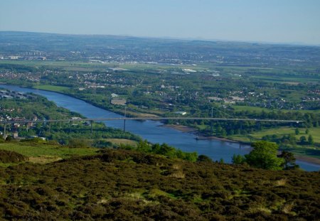 Erskine Bridge - glasgow, erskine bridge, scotland, europe