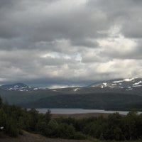 Mountains near the village call Tärnaby