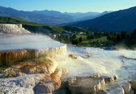 Waterfalls - salt, waterfalls, wallpaper, water