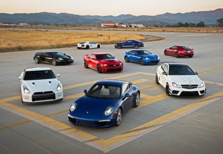 2012 Motor Trend Best Driver's Car - nine, cars, race, track