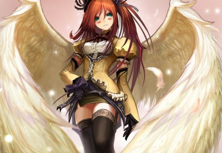 Blush Angel - anime, cute, pretty, angel