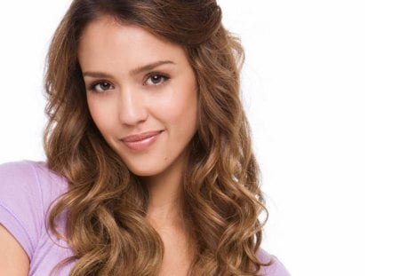 Cute and lovely - stare, lips, eyes, hair, lovely girl, model, jessica alba, face, smile, cute