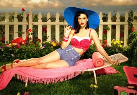 Katy Perry - hat, katy, nice, perry