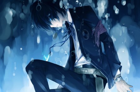 Arisato Minato - persona 3, cool, suit, blue, guy