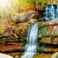 Waterfall in Autumn