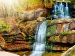 Waterfall in Autumn