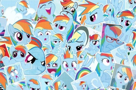 Rainbow Dash Fan pics - rainbow dash, cool, cute, mlp