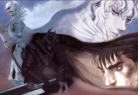 berserk - boy, fight, horror, anime