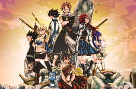 FT Movie Theme - movie, fairy tail, wall, hero, anime, squad