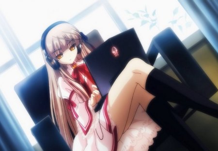 Akane RW New - beauty, girl, game, rewrite, wall, new