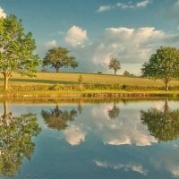 Lake-reflection