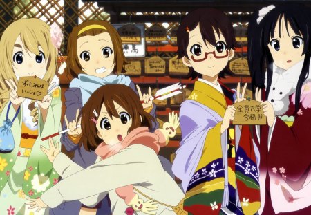 Festival! - k-on, ritsu, tsumugi, mio, yui