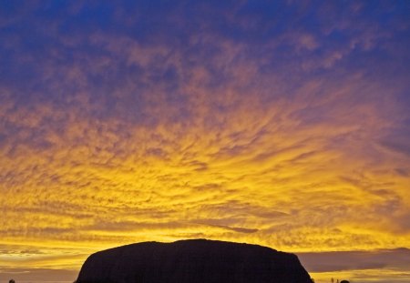 Yellow Sunrise at Uluru