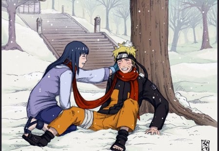 snow - snow, date, hinata, naruto