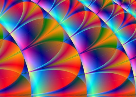 Psychadelic Waves - fractal, rainbow, psychadelic, colour, abstract