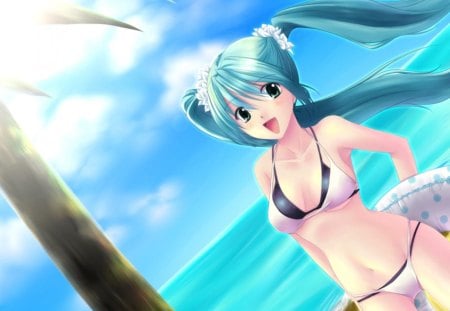 Hatsune Miku - girls, lingerie, music, white, purple, yellow, indigo, cute girls, swimwear, yuri, hot girls, seductive girl, hatsune miku, moe, ecchi, anime girls, panty, long hair, sexy dress, beautiful girls, tagme, kiss, vocaloid, blush, singer, black, sexy girls, miku hatsune, brown, anime, orange, green, miku, short hair, shy girl, nightwear, chibi, pretty girls, bra, loli, violet, hatsune, red, bikini, blue, breasts, gray