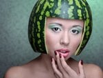 Watermelon face