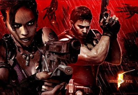 resident evil 5 - chris and sheva, re 5