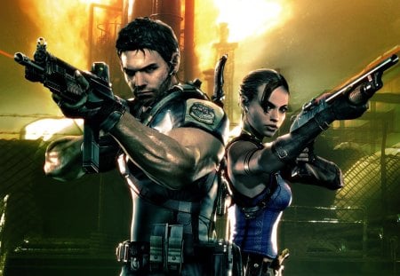 resident evil - sheva, chris