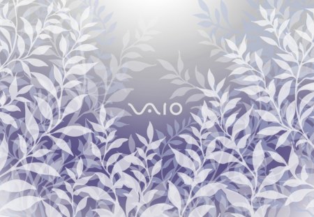 Vaio Leaves - sony, purple, vaio, brands