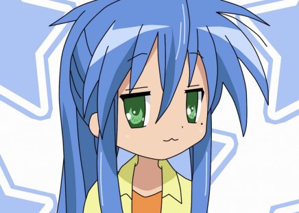 Konata - anime, konata, lucky star, blue