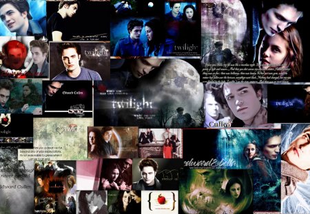 Twilight - moon, dark, day