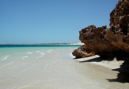 Rocky Beach. - facing, rock, the, formation