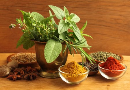 *** Spices and Herbs *** - nature, spices, colorfull, herbs