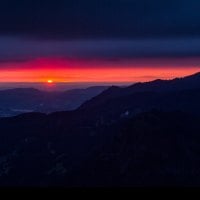 Amazing Mountain Sunset