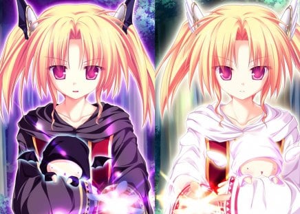 Nina & Rena Geminis - magus tale, rena geminis, anime, nina geminis, anime girl