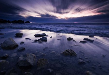 Entering into the New Life - sky, beach, shore, cloud