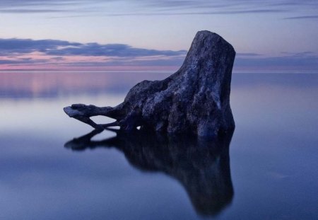 Reflection of Me - alone, still, calm, lake