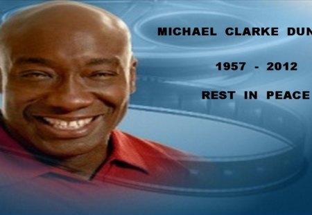 MICHAEL CLARKE DUNCAN - actor, male, green mile, african american