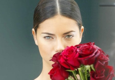 Girl in Love♥ - valentines, look, romantic, red, makeup, day