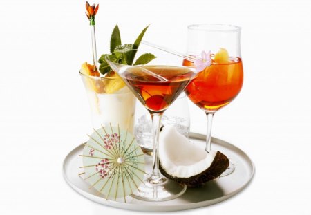 *** Drinks for my friends ....*** - coconut, ice, drinks, fruits