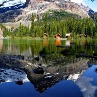 Lakeside cabins