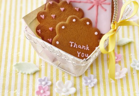 Thank you to all my DN friends - sweets, ribbon, box, cookies, gift, food