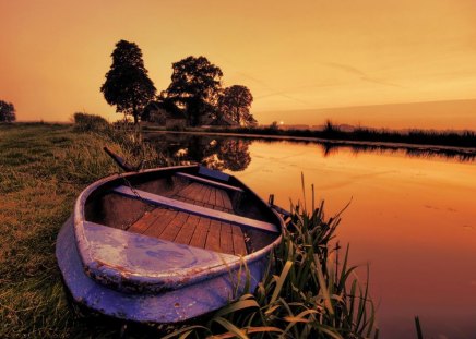 nice boat - late, nice, water, boat