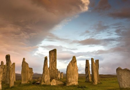 Circle - magic, landscape, scene, magical, ireland, sunset, nature, cloud, hd, irish, circle, scotland, sky, wallpaper